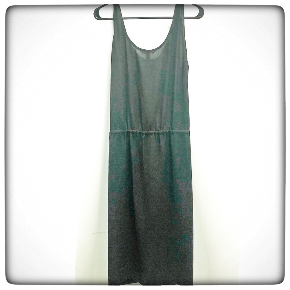 NWT Black Drawstring Dress - Picture 2 of 3